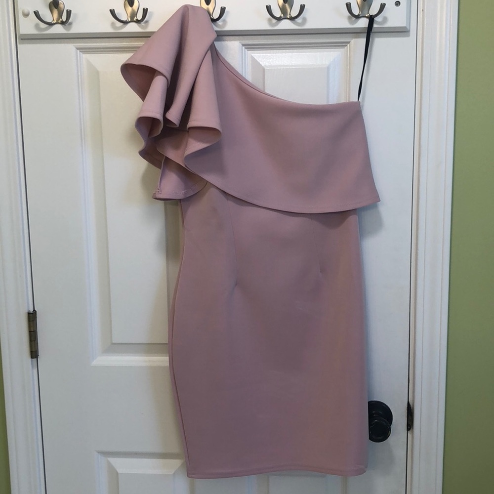 Light Maeve one shoulder dress